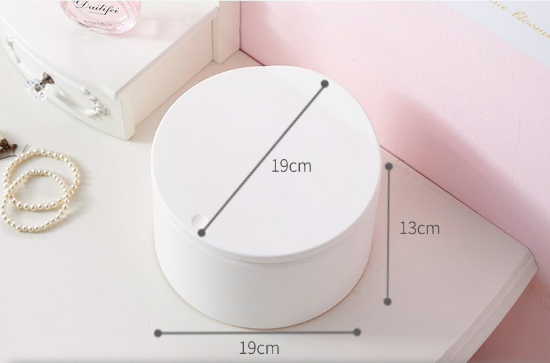Compact Desk Rubbish Bin with Lid – Mini Trash Can & Multi-Purpose Storage Box